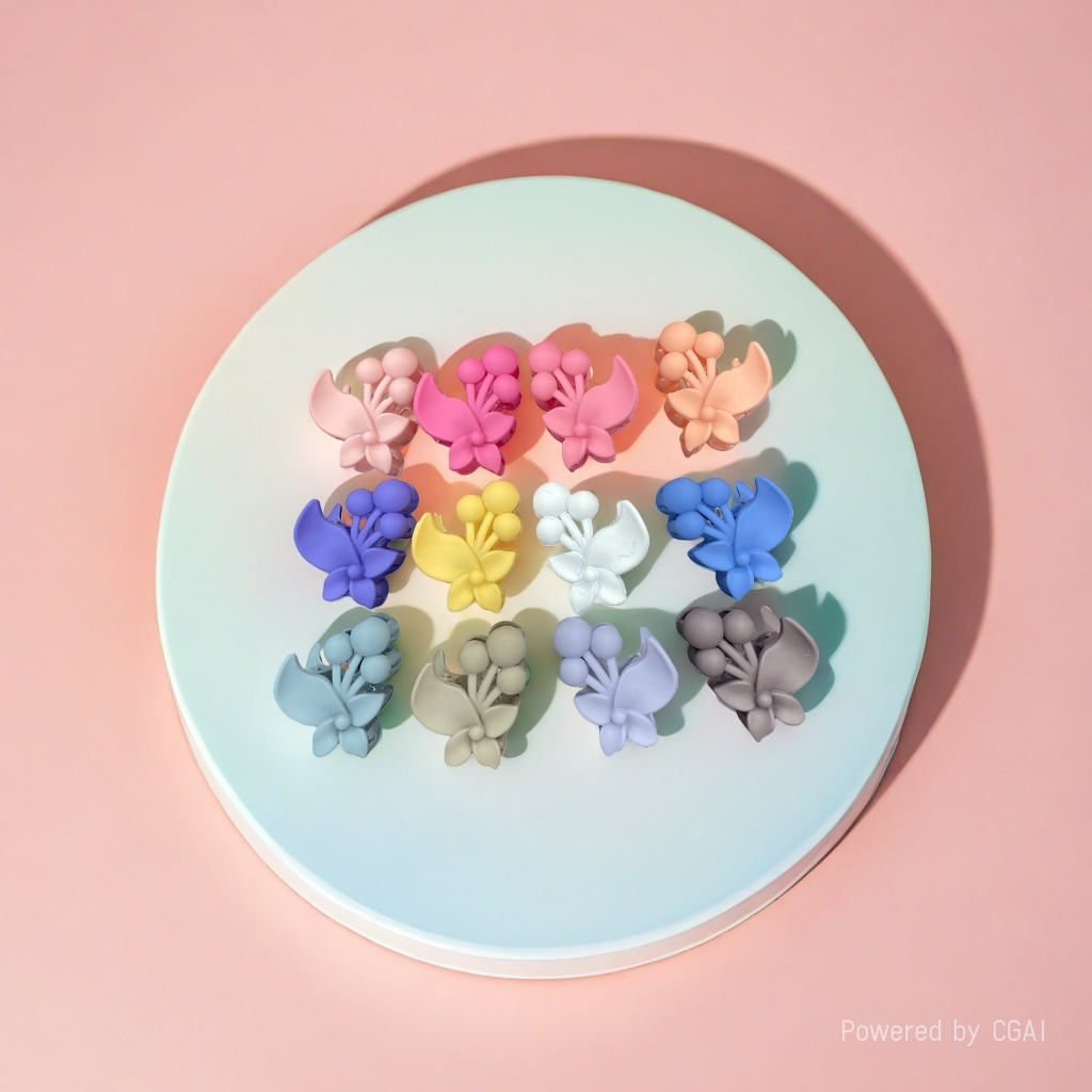 Flower-shaped hair clips, banana clips, shark clips, grab clips, sweet hair accessories Application Scenario
