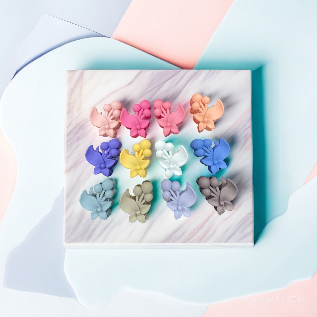 Flower-shaped hair clips, banana clips, shark clips, grab clips, sweet hair accessories