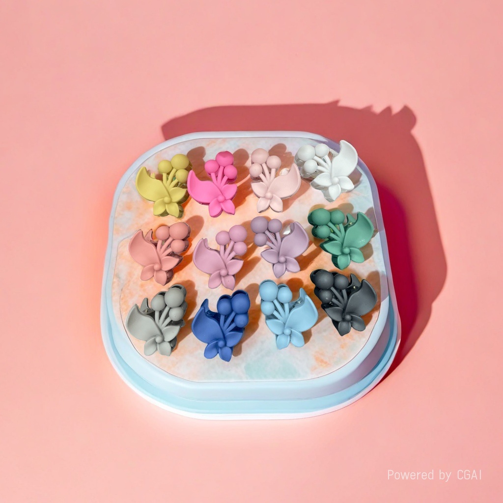 Floral-shaped hair clips, grab clips, banana clips, shark clips, hair clips Specification image