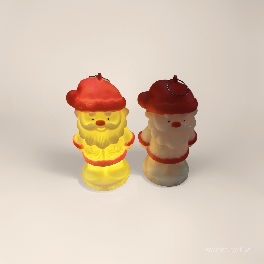 Santa Claus shaped illuminated decorative item, Christmas decoration night light Application Scenario