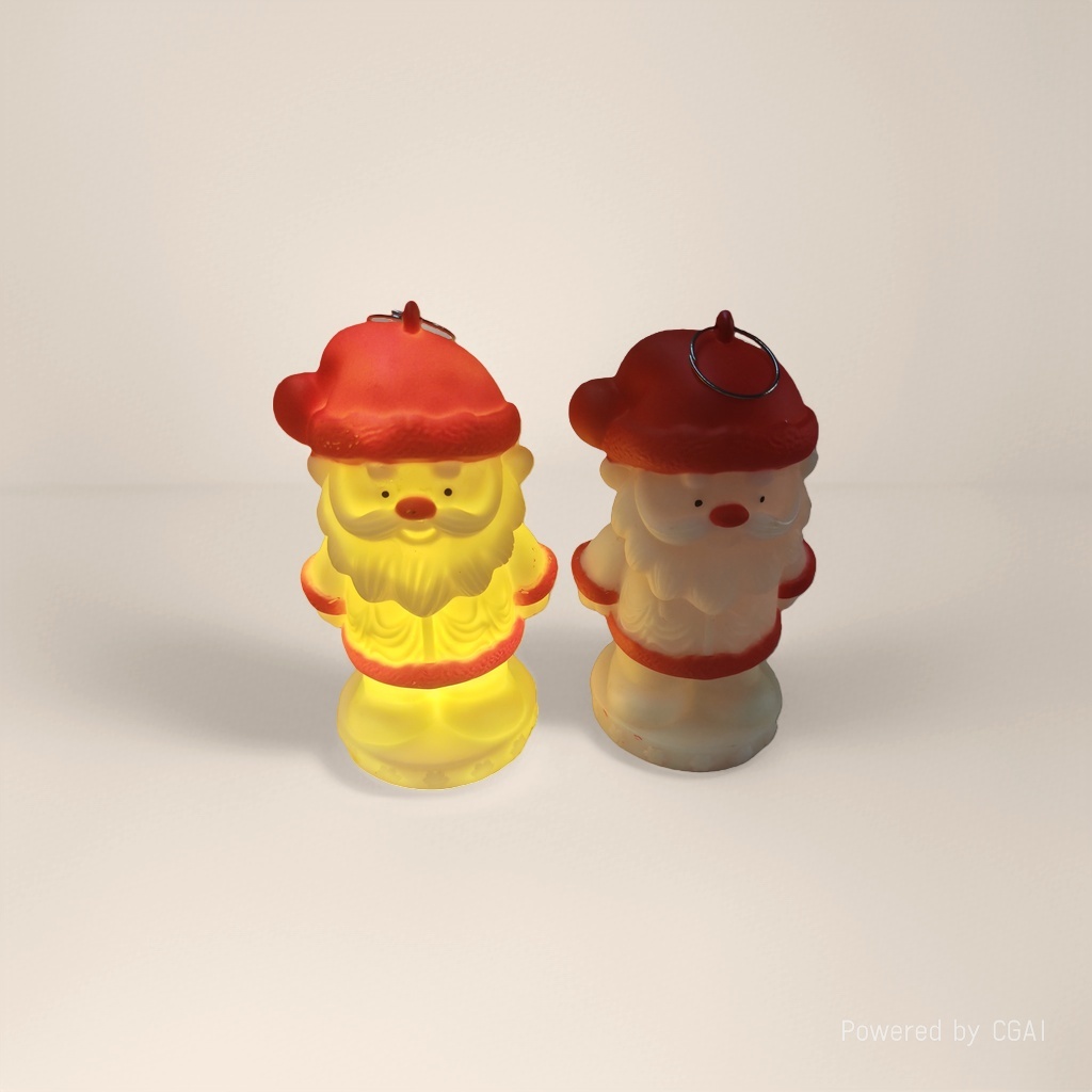 Santa Claus shaped illuminated decorative item, Christmas decoration night light Specification image