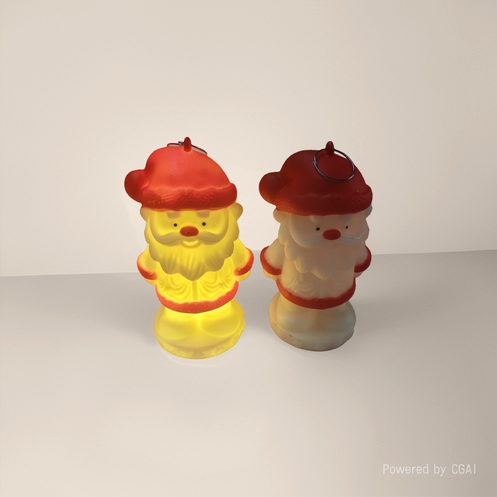 Santa Claus shaped illuminated decorative item, Christmas decoration night light details Picture