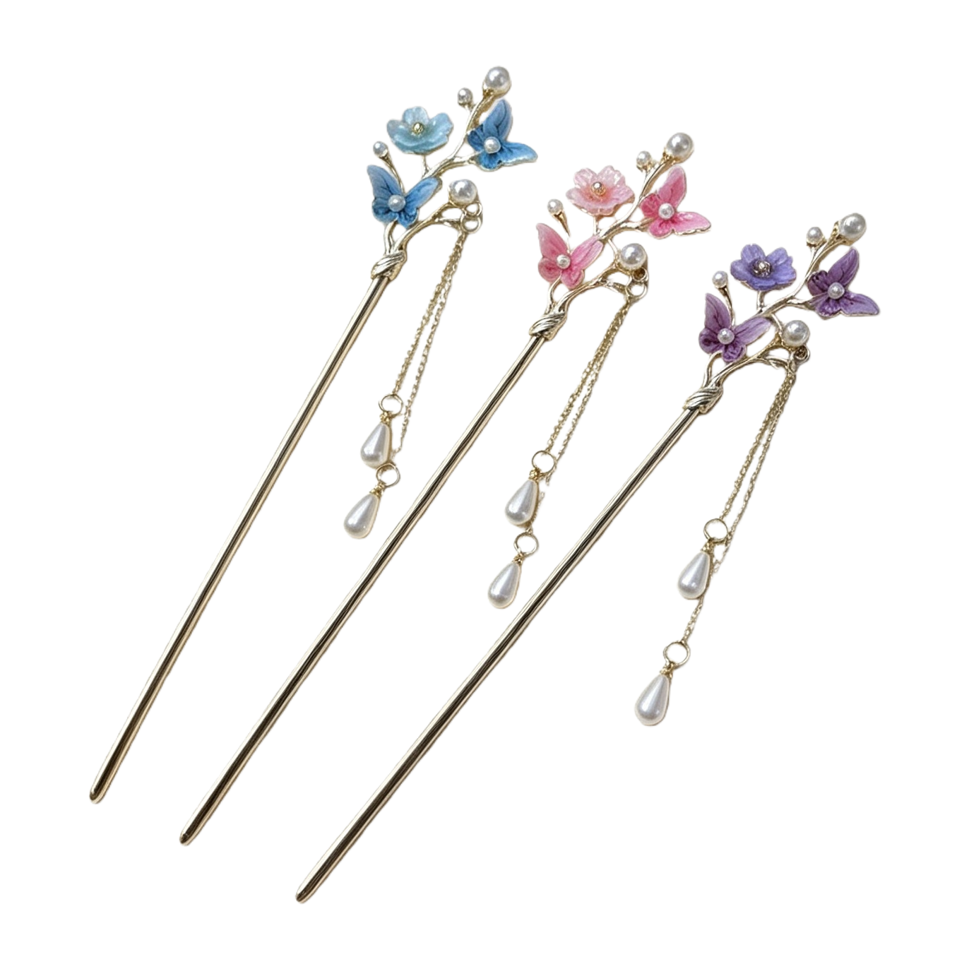 New Chinese-style ancient-style hairpins with a sense of luxury for women, new hair hairpins, tassels, and Hanfu hair accessories Item Picture
