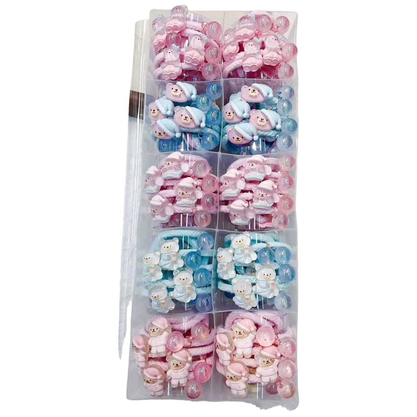 Cute and colorful large intestine hair bands and hair accessories create a sweet and girlish style Item Picture