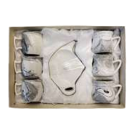 茶具/茶具套装/陶瓷茶具/便携茶具/小茶具青瓷白底实物图