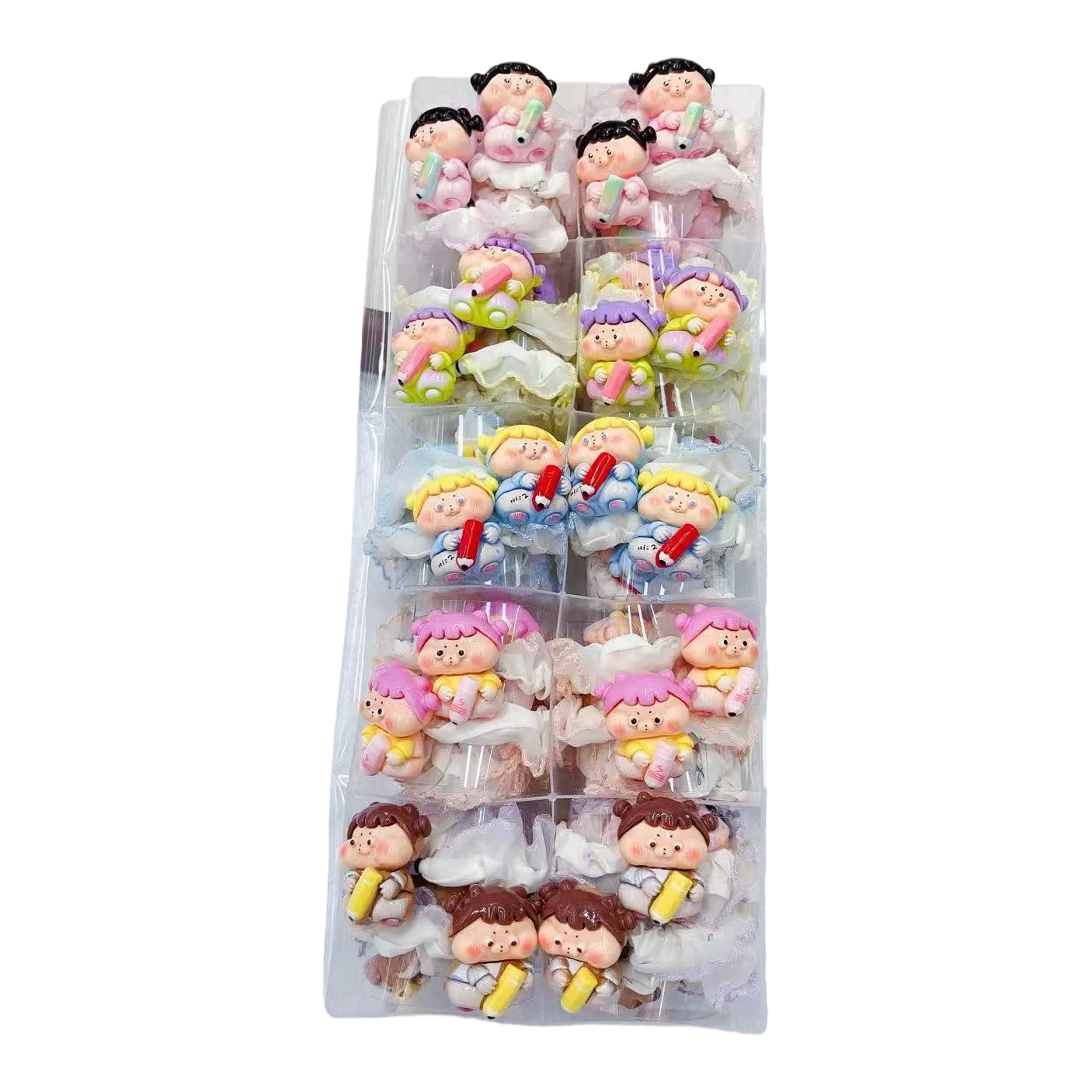 New pearl Popsicle food play children's hair clip, creative primary school hair band rubber band Item Picture