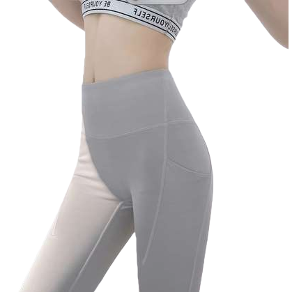 Jenewa cotton grey high-waisted tight sport pants and sweatpants, unisex casual pants Application Scenario