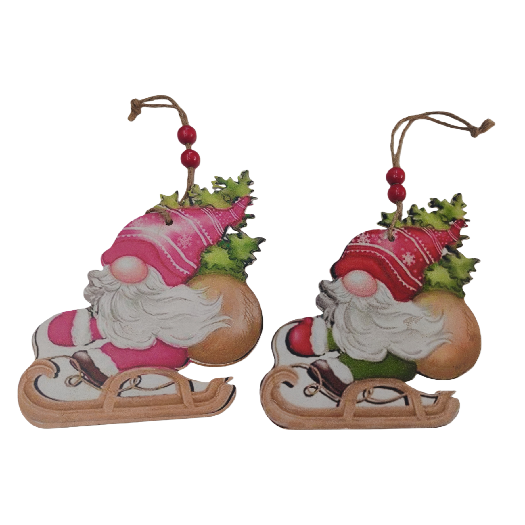 Christmas wooden ornaments and Christmas tree decorations for Christmas scene arrangement Item Picture