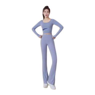 Outdoor yoga wear for women, tight fitness pants set, casual sportswear, l yoga wear for women, comfortable and breathable. 141827260 Application Scenario