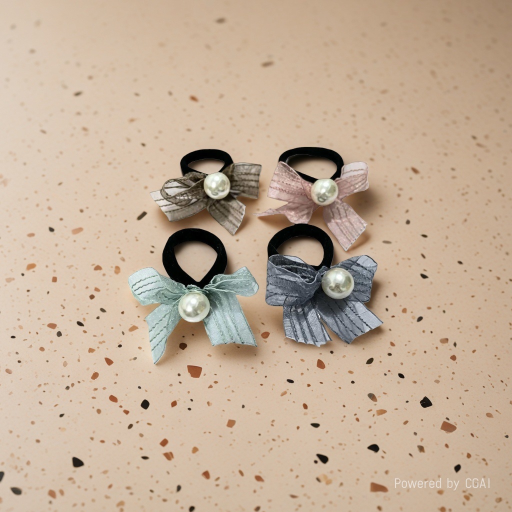 Large intestine hair bands, hair accessories, hair strings, Korean style fashionable accessories, women's elastic hair bands details Picture