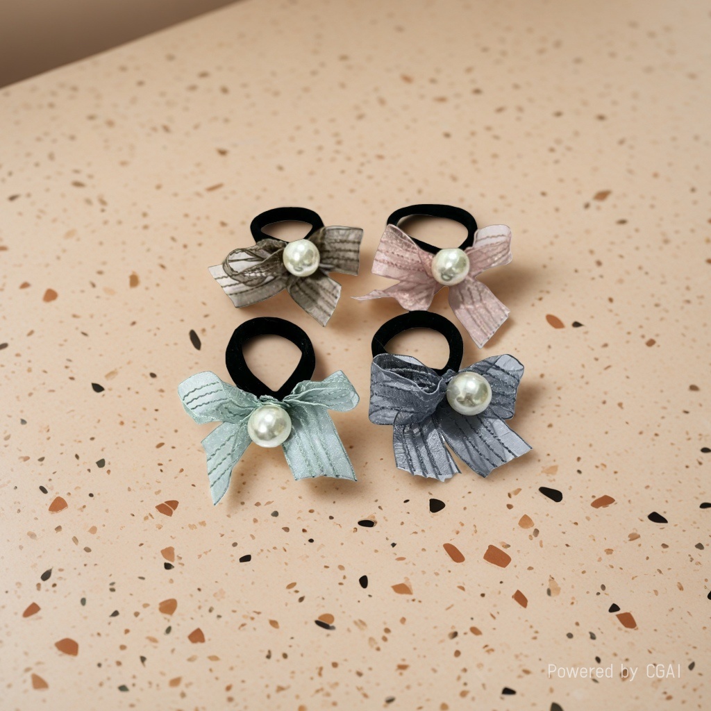 Large intestine hair bands, hair accessories, hair strings, Korean style fashionable accessories, women's elastic hair bands Application Scenario