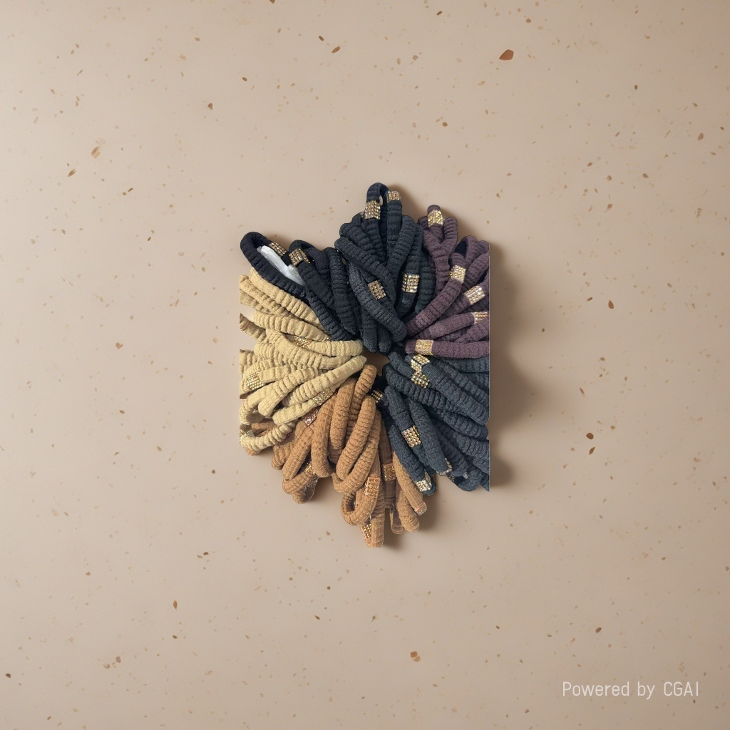 Large intestine hair band decoration, hair accessory, hair rope, Korean-style fashionable hair band accessory details Picture