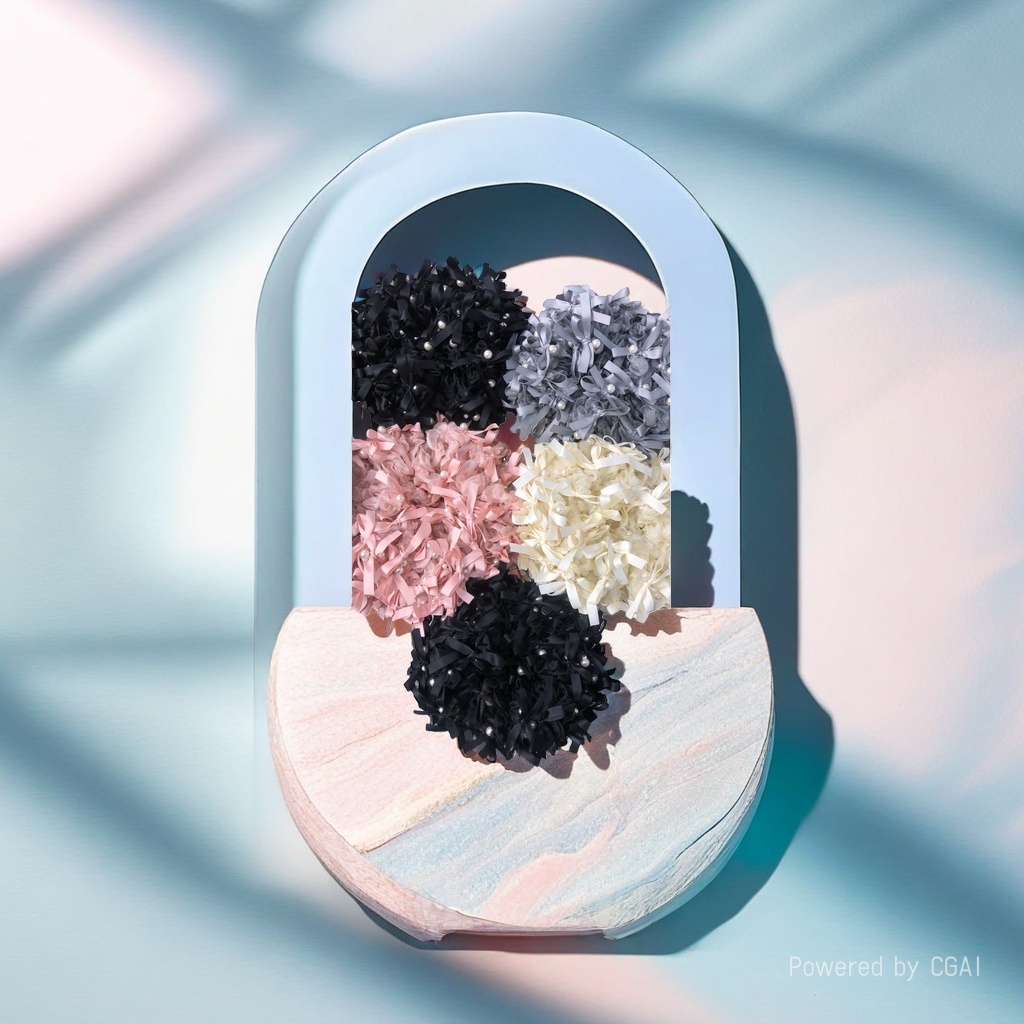 Large intestine hair band and hair accessory for women, wide soft rubber hair rope, anti-slip and non-tightening hair accessory. Tel: 093723869 Specification image