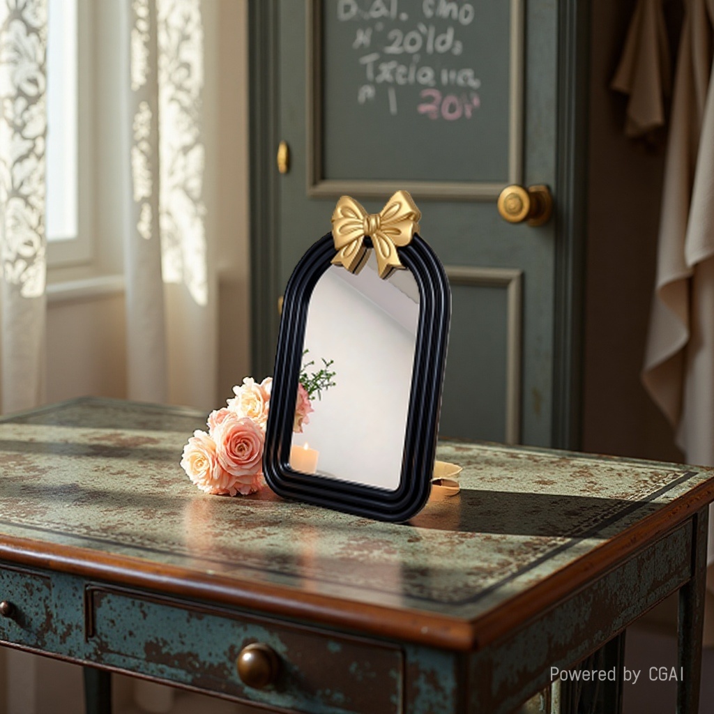American retro photo frame creative display stand, resin photo frame, 6-inch, 7-inch and 8-inch decorative items, aged picture frame, home decoration Application Scenario
