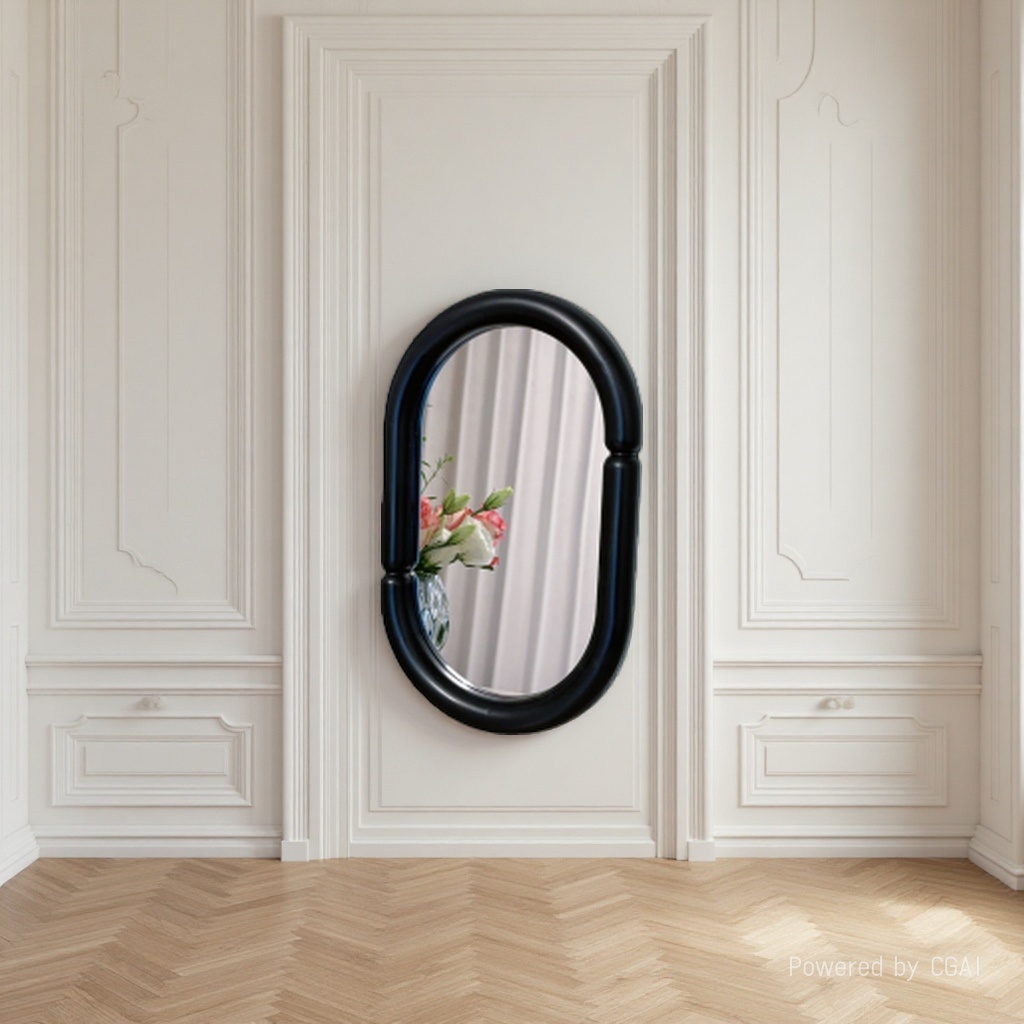 Small oval table mirror, makeup mirror, table-style desktop, bedroom rotating oval mirror, ins dormitory dressing mirror, high appearance level