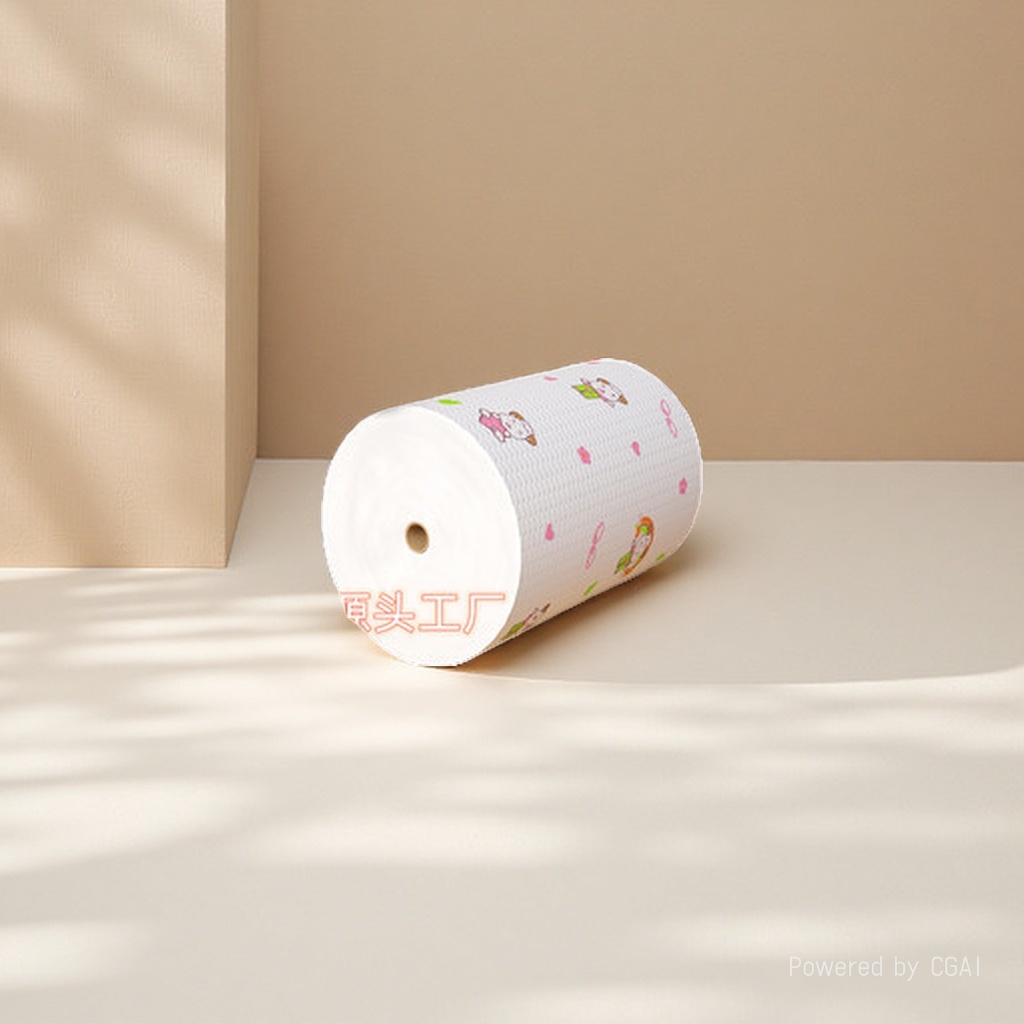 Lazy person's wet and dry cleaning cloth, thickened kitchen paper towel, absorbent and non-shedding, disposable non-stick dishcloth, household 1