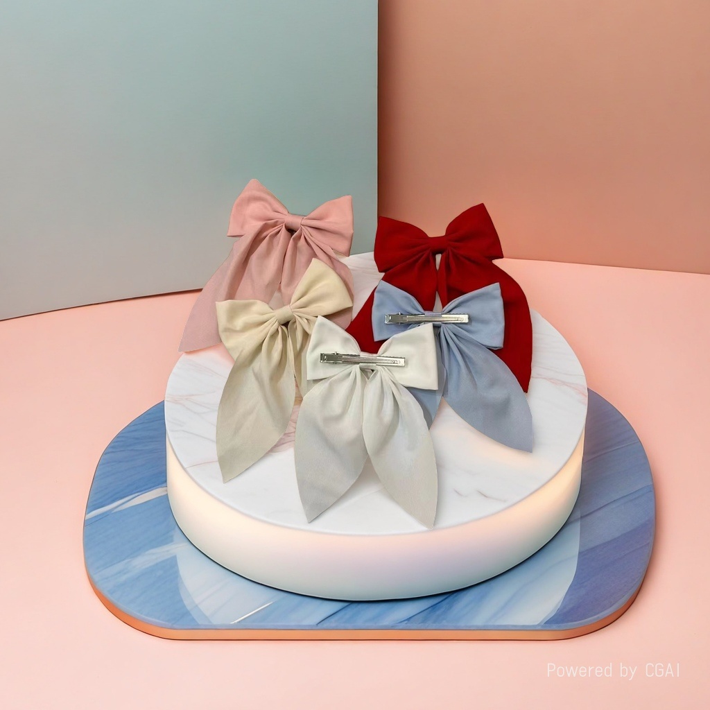 Bow hairpins, banana hairpins, shark hairpins, scratch hairpins, sweet and girlish style Specification image