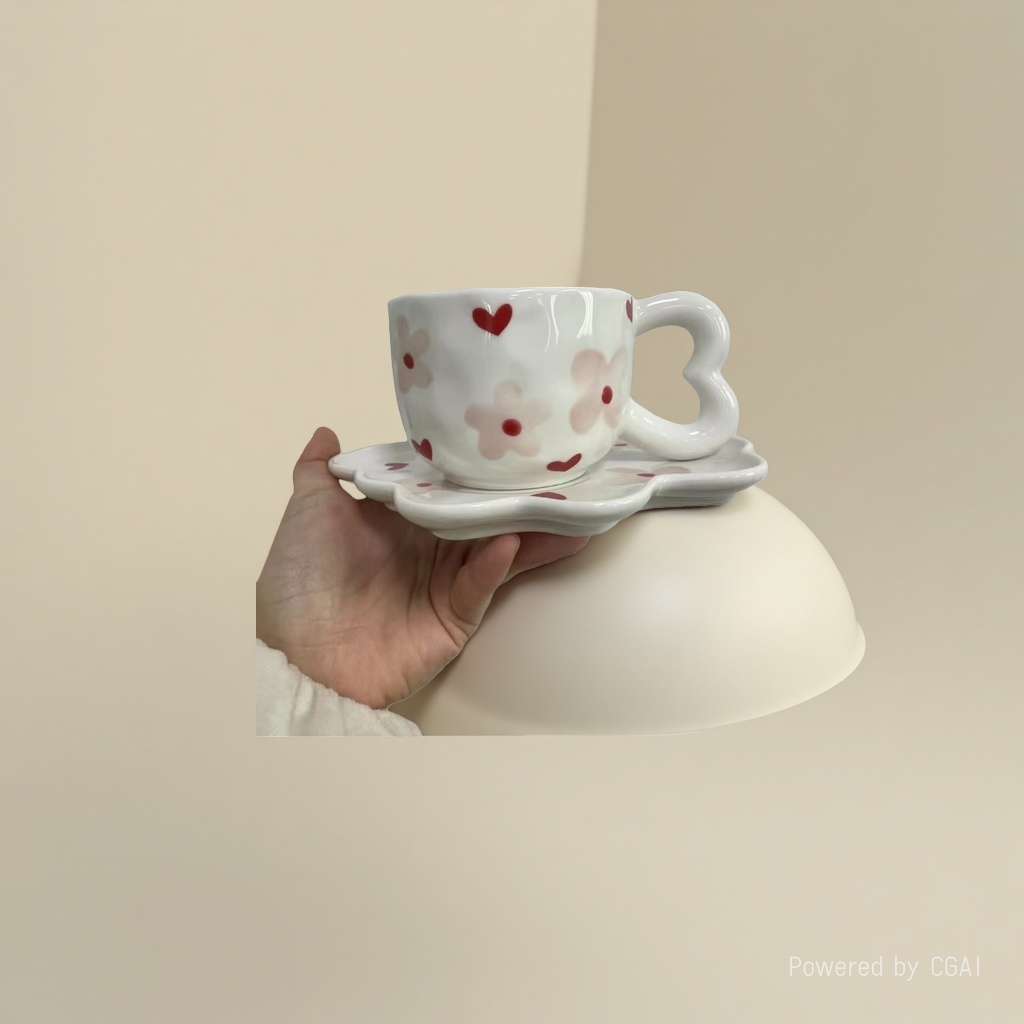 水杯茶杯/茶杯漏/土耳其杯子/茶杯/绿茶水杯产品图