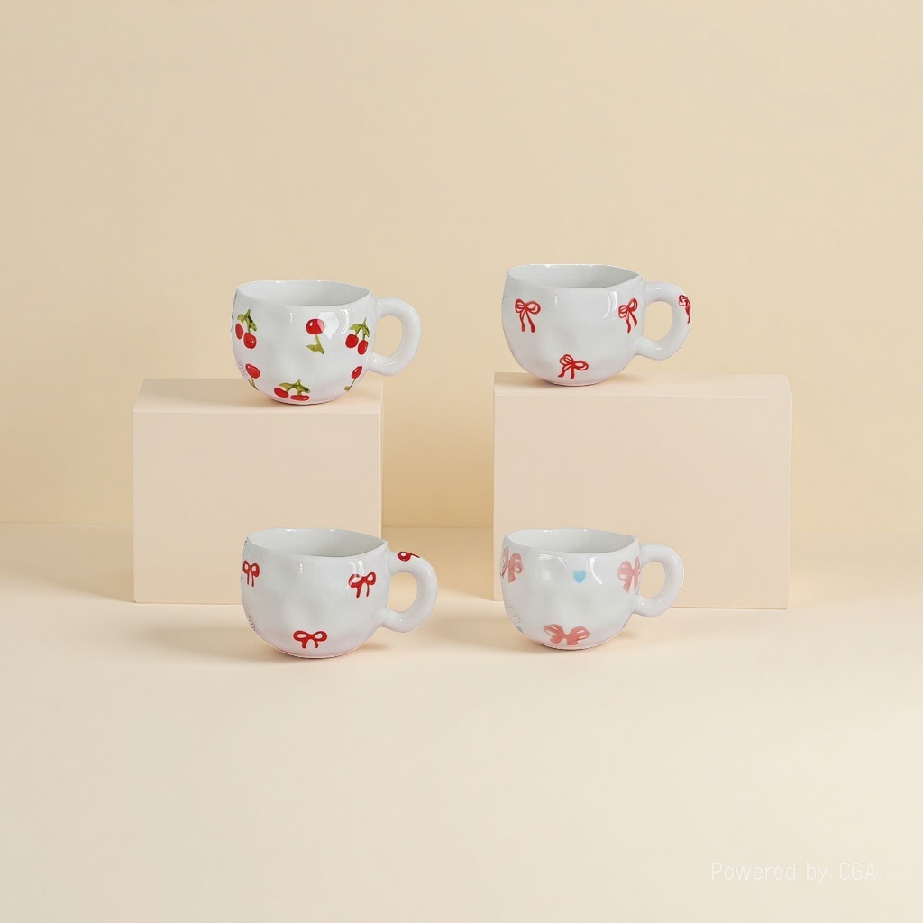 水杯茶杯/茶杯漏/土耳其杯子/茶杯/绿茶水杯产品图