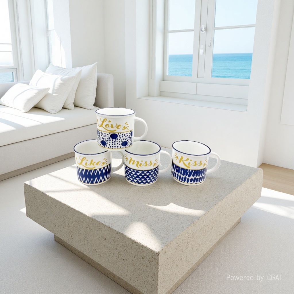 Retro Japanese-style household ceramic mugs, high appearance level, afternoon tea sets, creative breakfast milk oat cups, water cups