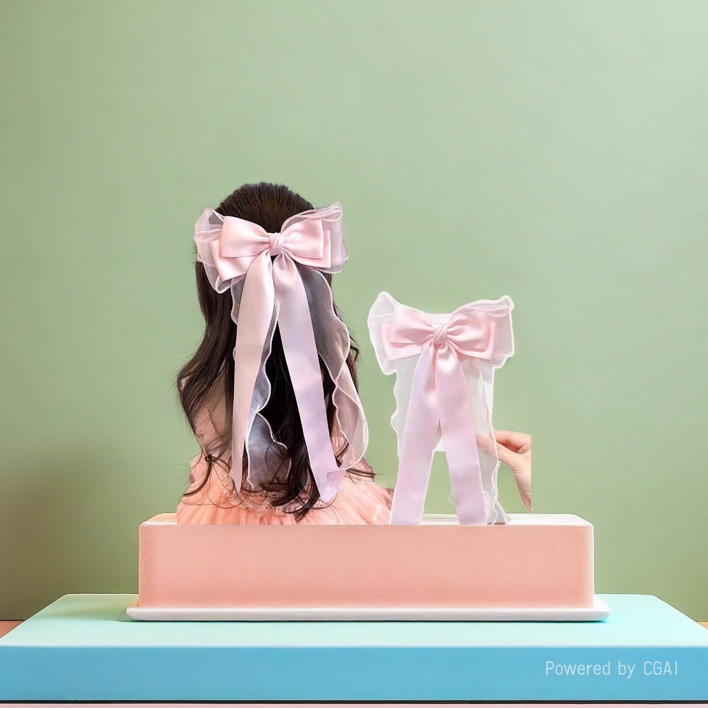 Bow clip, banana clip, shark clip, hairpin, hair clip, sweet and girlish style, multi-purpose styling Specification image