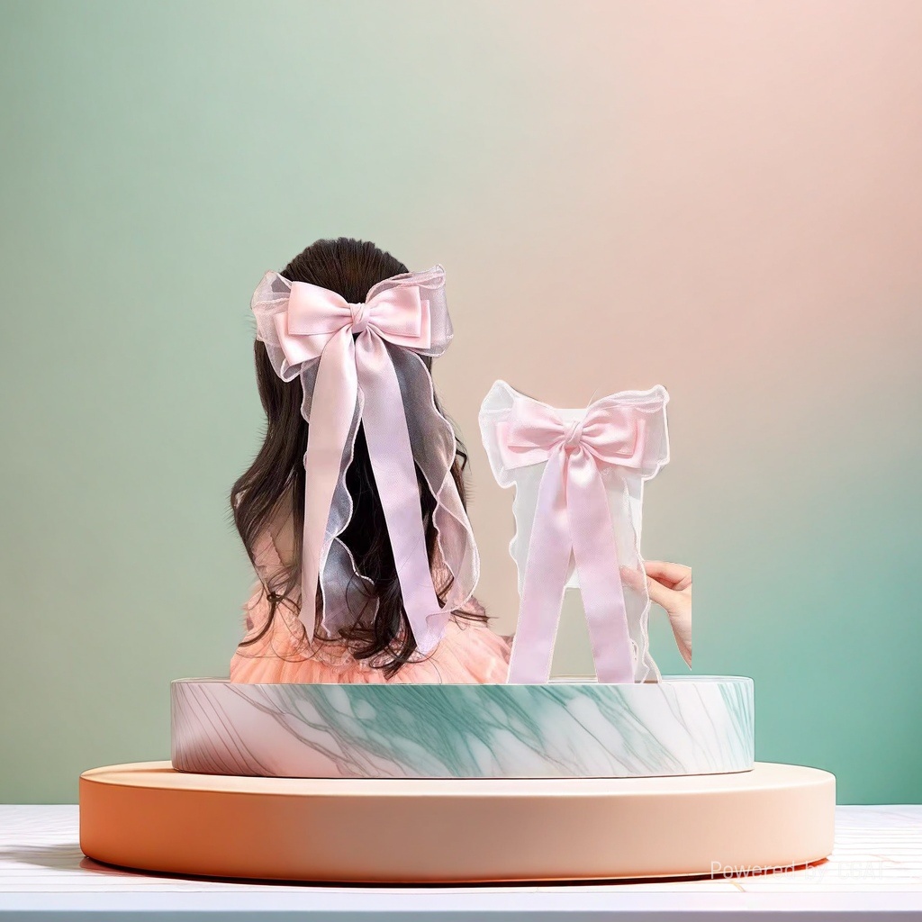 Bow clip, banana clip, shark clip, hairpin, hair clip, sweet and girlish style, multi-purpose styling Application Scenario