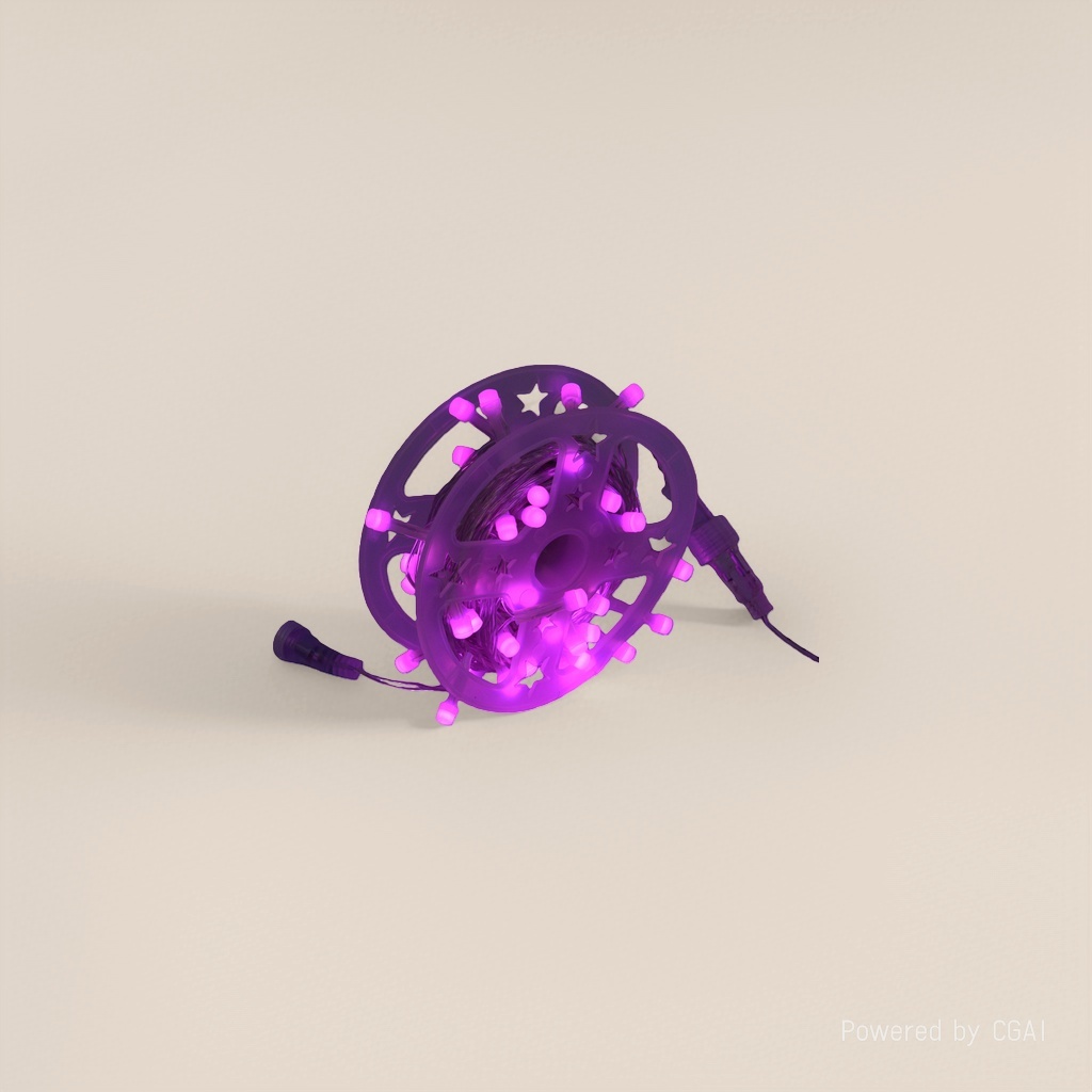 LED purple string decorative light, 10 meters adjustable, waterproof, suitable for both outdoor and indoor use Specification image