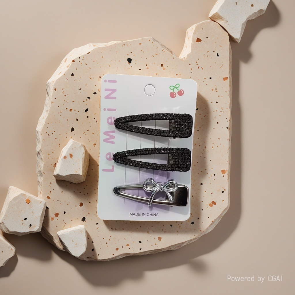The high-elasticity hair clip of the teenage girl is sweet, simple and versatile The high-elasticity hair clip of the teenage girl is sweet, simple and versatile