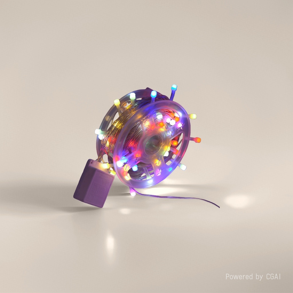 Outdoor LED string lights, Christmas decorative lights, night market ceiling gauze curtains, LED light strips, luminous string lights, reels 112134957