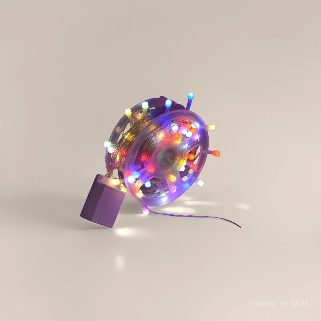 Outdoor LED string lights, Christmas decorative lights, night market ceiling gauze curtains, LED light strips, luminous string lights, reels 112134957 details Picture