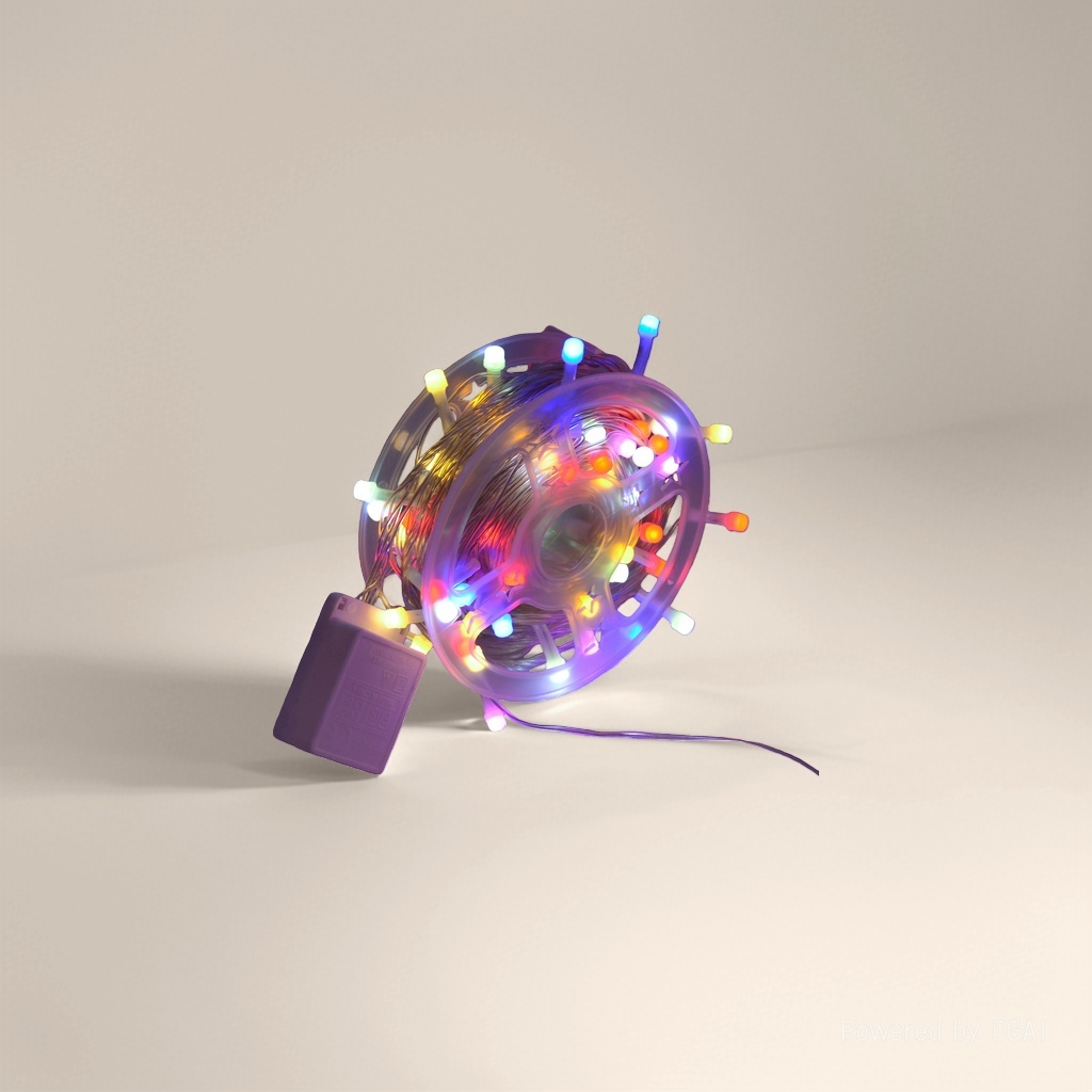 Outdoor LED string lights, Christmas decorative lights, night market ceiling gauze curtains, LED light strips, luminous string lights, reels 112134957 Specification image