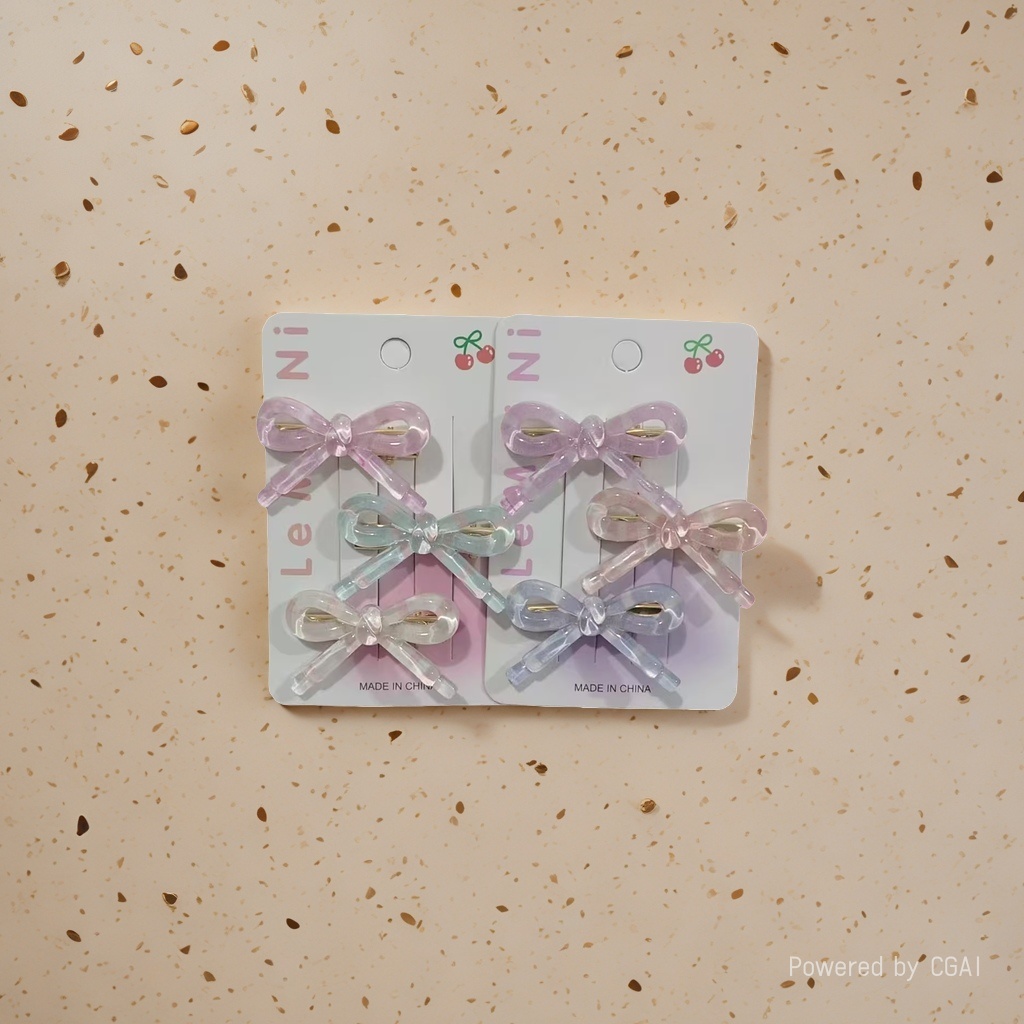 Bow hairpin, banana hairpin, shark hairpin, grab hairpin, multi-functional women's hair accessory Application Scenario