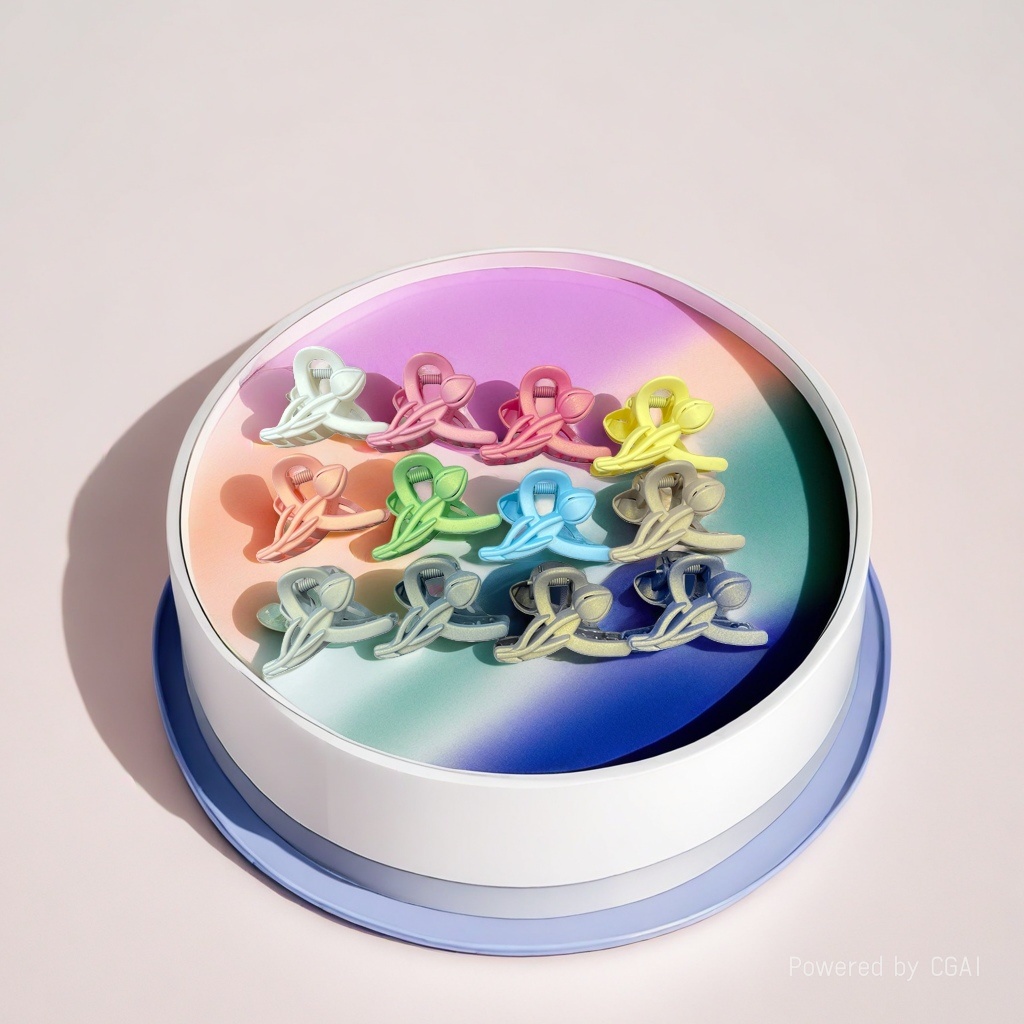Colorful banana clips, shark clips, grab clips, hair clips, and metal spring hair clips are durable and won't damage your hair details Picture