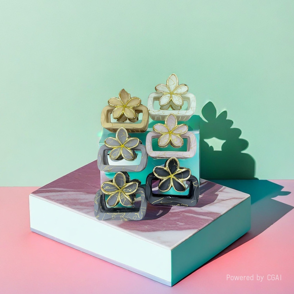 Flower-shaped hairpins, grab clips, banana clips, shark clips, hairpins 155201056