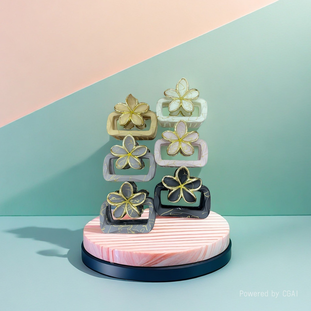 Flower-shaped hairpins, grab clips, banana clips, shark clips, hairpins 155201056 Specification image
