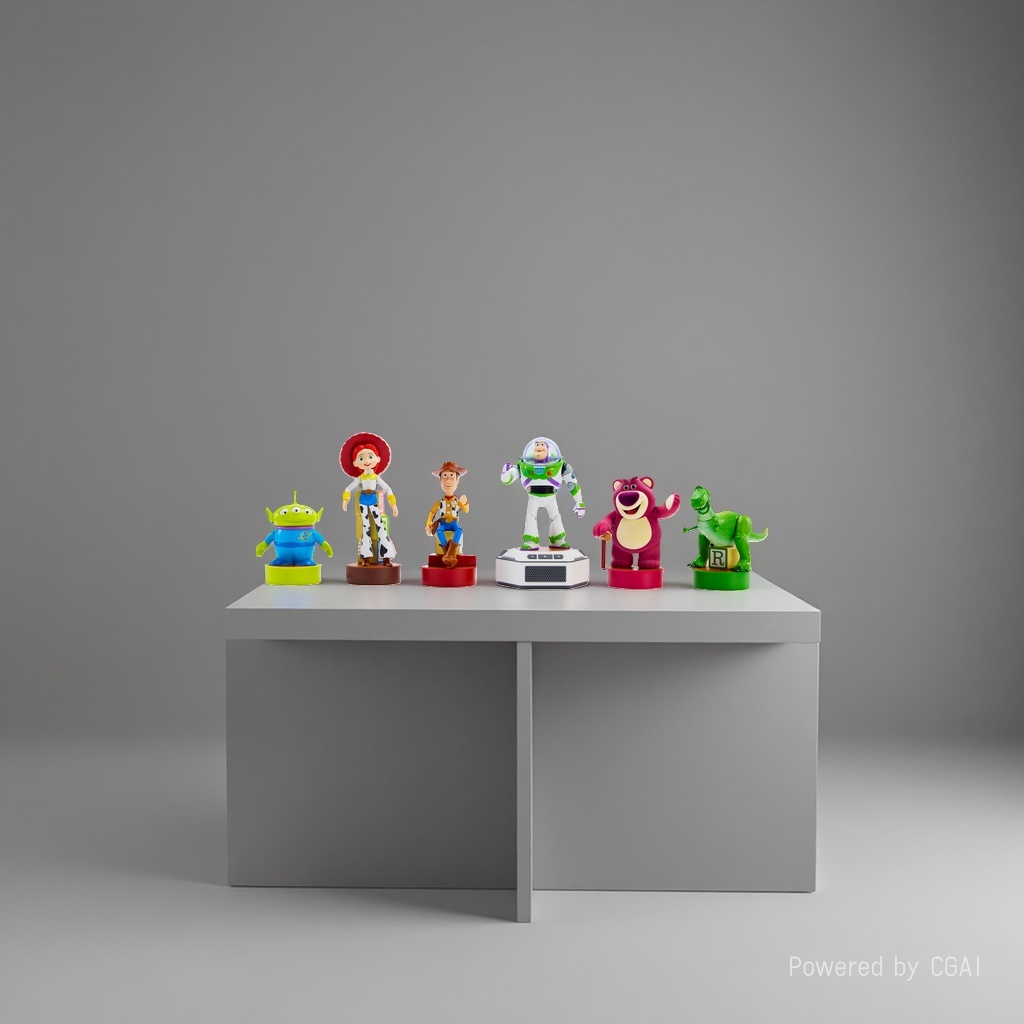 Play Master 30th Anniversary Collection Set Mini Grand Mobilization (Strawberry Bear + Buzz + Woody + Three-Eyed Boy + Hug Dragon + Tris + Base) details Picture