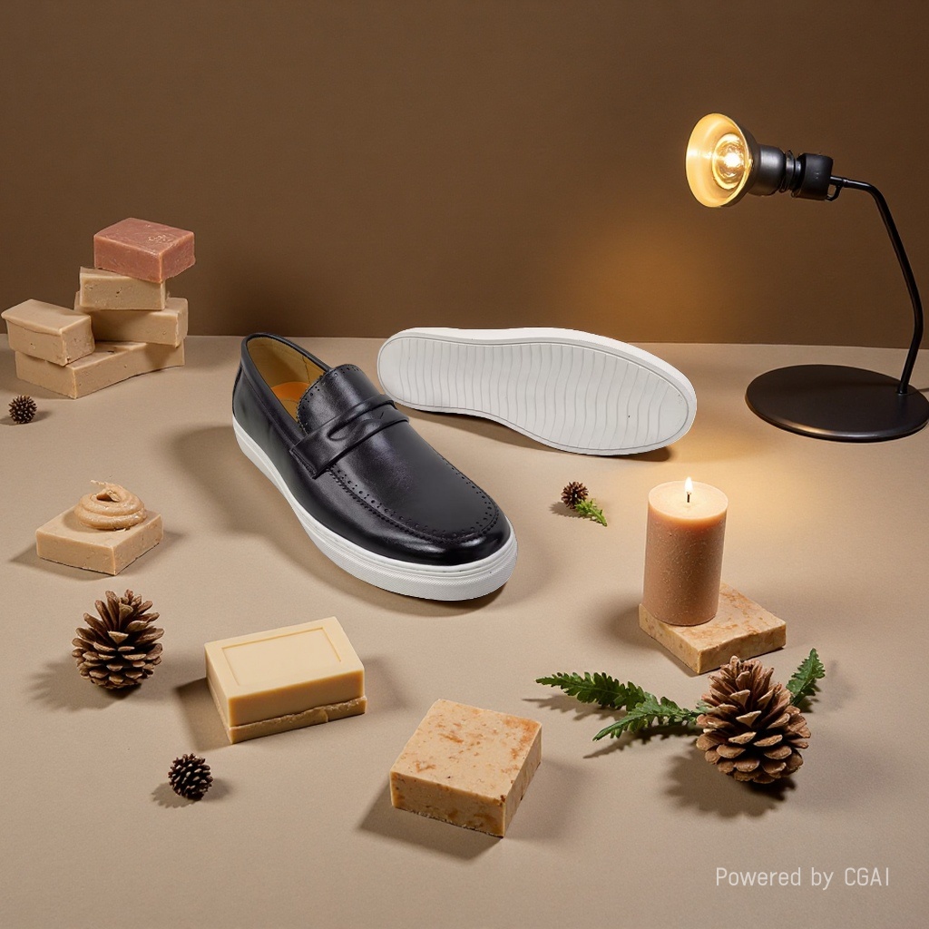 men shoes黑色皮质乐福鞋男夏季运动休闲鞋