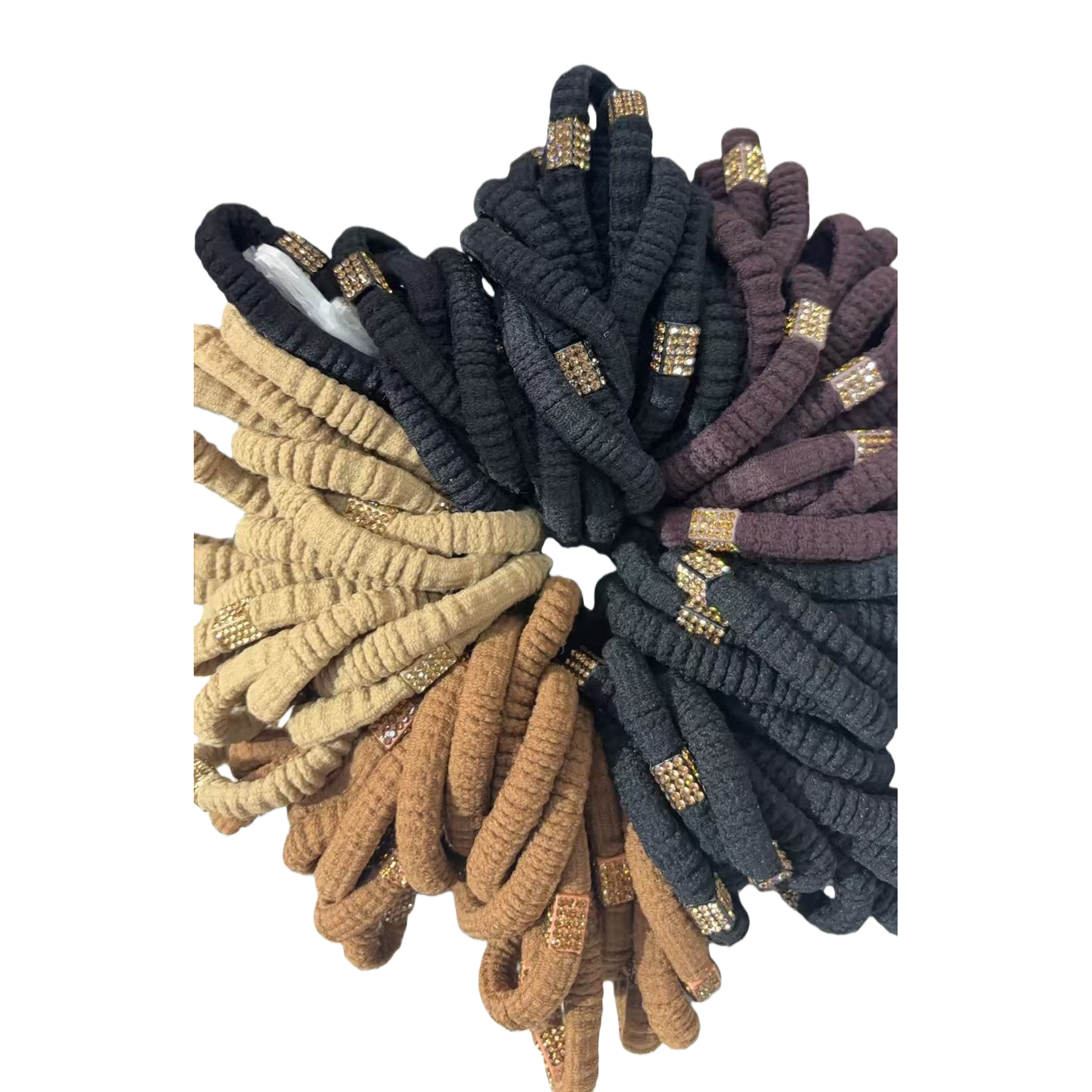 Large intestine hair band decoration, hair accessory, hair rope, Korean-style fashionable hair band accessory Item Picture
