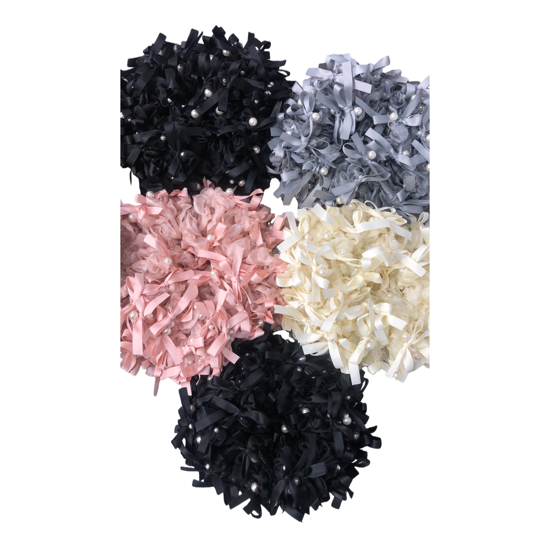 Large intestine hair band and hair accessory for women, wide soft rubber hair rope, anti-slip and non-tightening hair accessory. Tel: 093723869 Item Picture