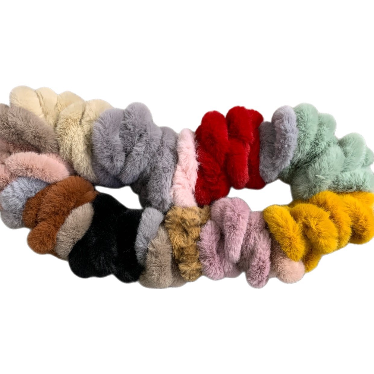 Large intestine hair band, hair accessory, hair rope, Korean style fashionable accessory, women's elastic hair band Item Picture