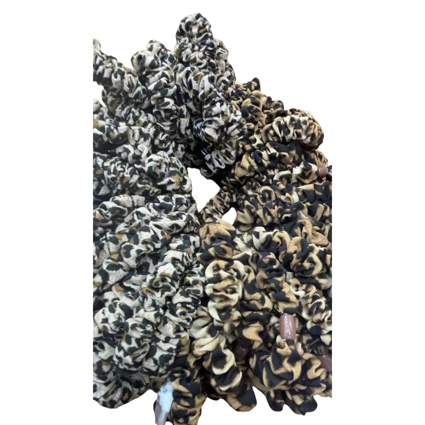 Leopard print pattern large intestine hair band, hair accessory and hair rope accessory Item Picture
