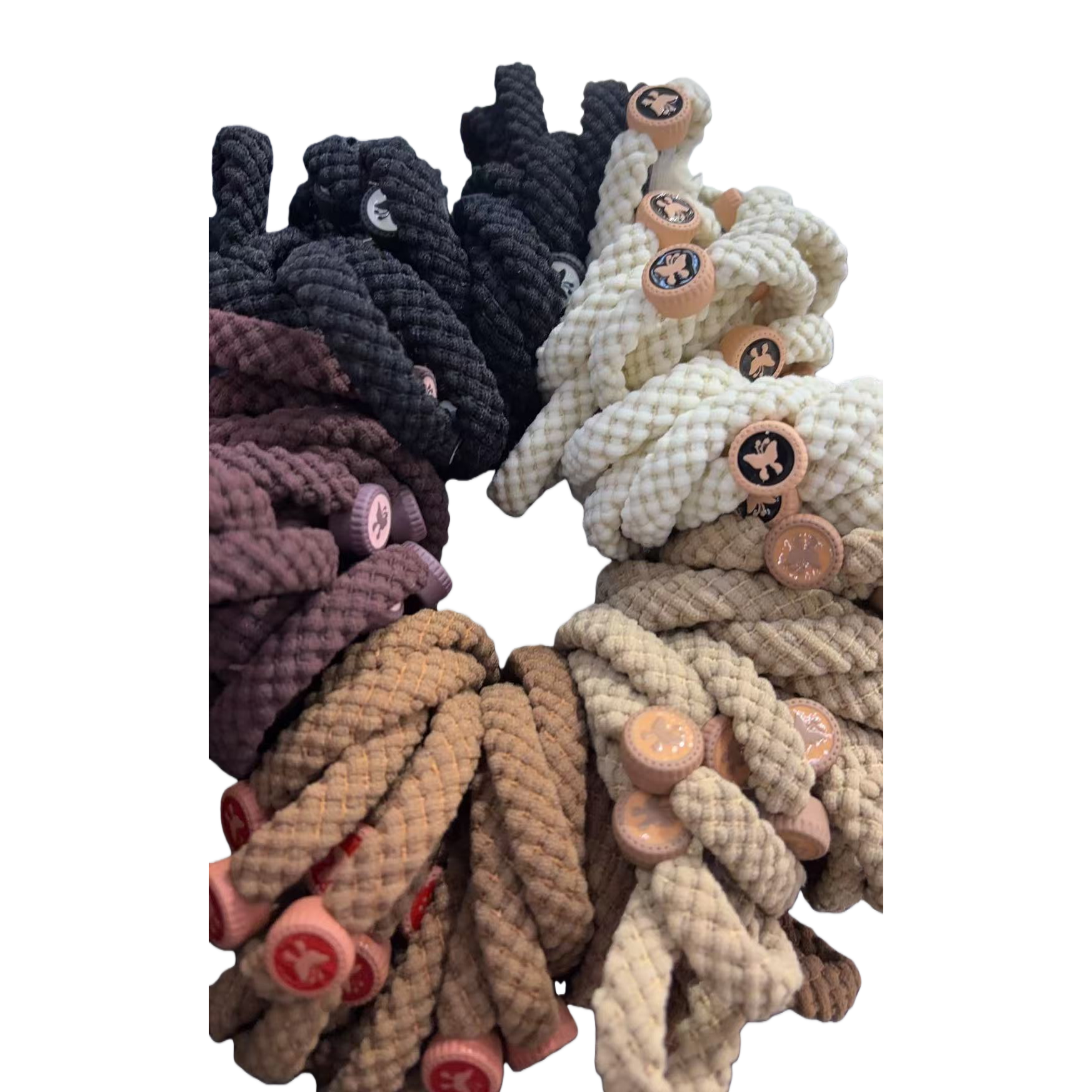 Korean retro accessories such as woven large intestine hair bands, hair ornaments and hair strings Item Picture