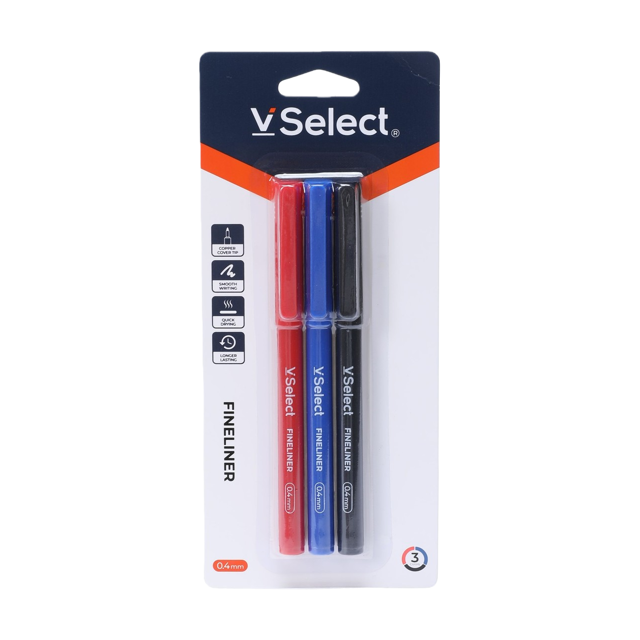 VSelect 0.4mm three-color signature pen Item Picture