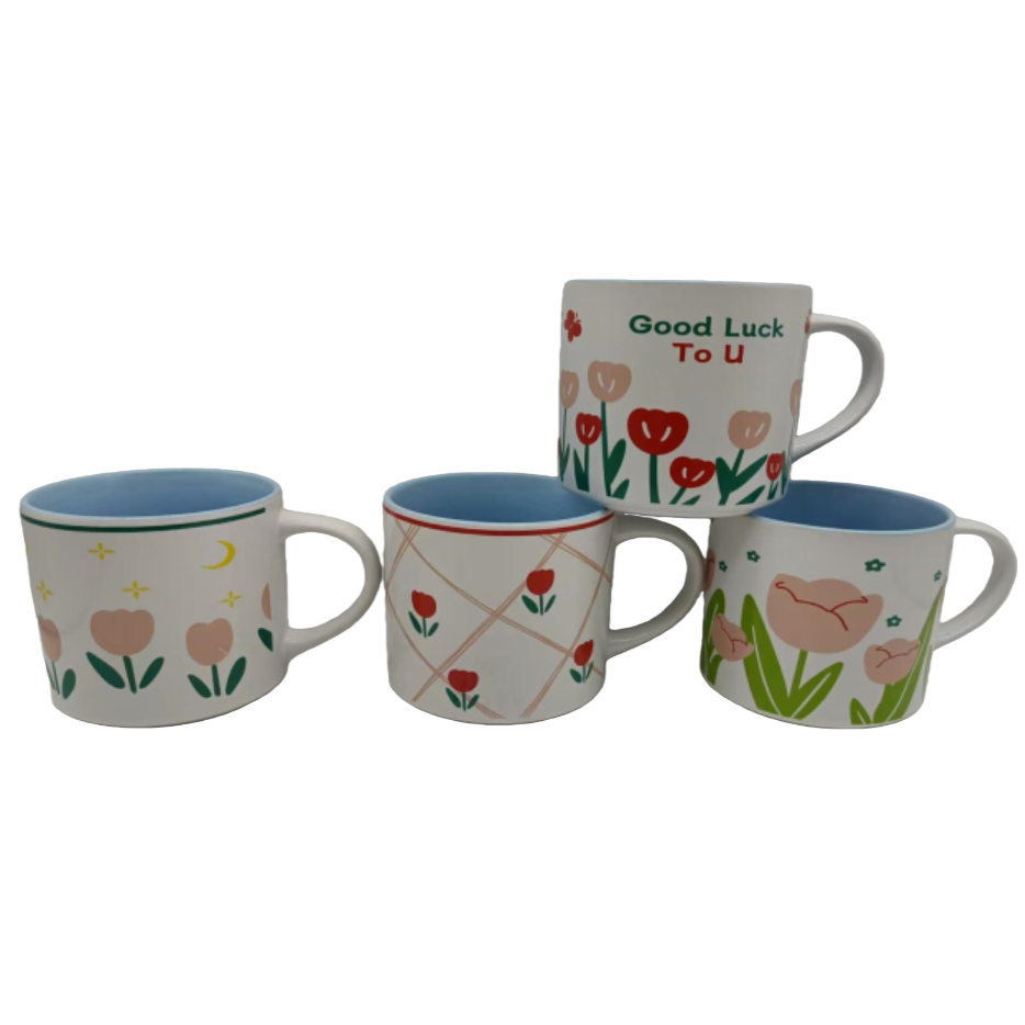 Cartoon cat ceramic cups as graduation gifts for teachers, creative and practical cups, new cute cat ceramic mugs for children, 104103878 Item Picture