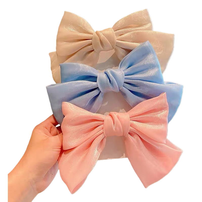 Acrylic flat crown bow hair accessory, 70 pieces of plastic seaweed ornaments Item Picture