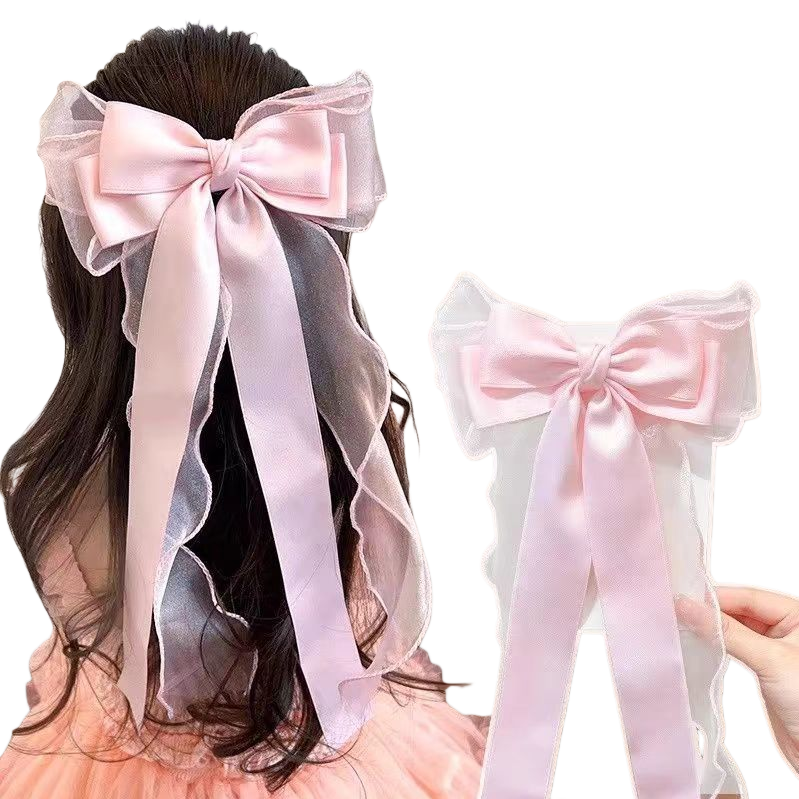 Bow clip, banana clip, shark clip, hairpin, hair clip, sweet and girlish style, multi-purpose styling Item Picture
