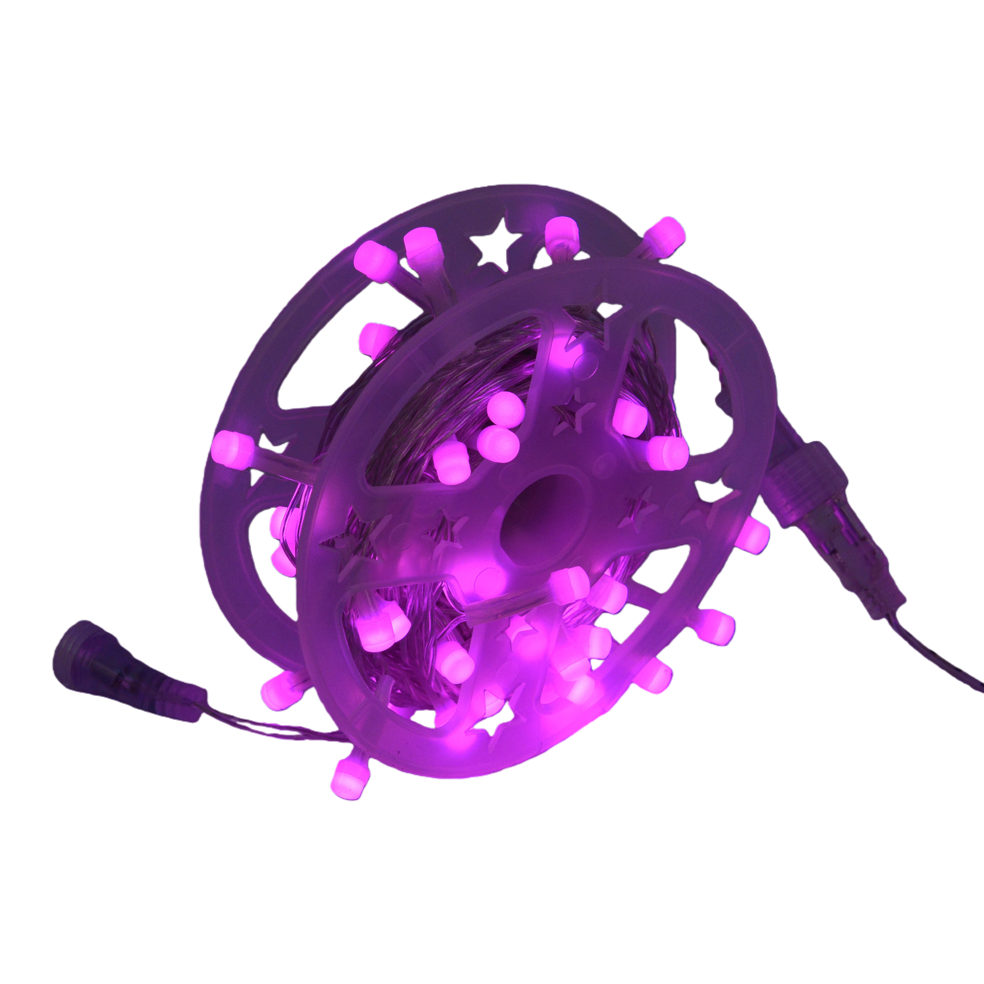 LED purple string decorative light, 10 meters adjustable, waterproof, suitable for both outdoor and indoor use Item Picture