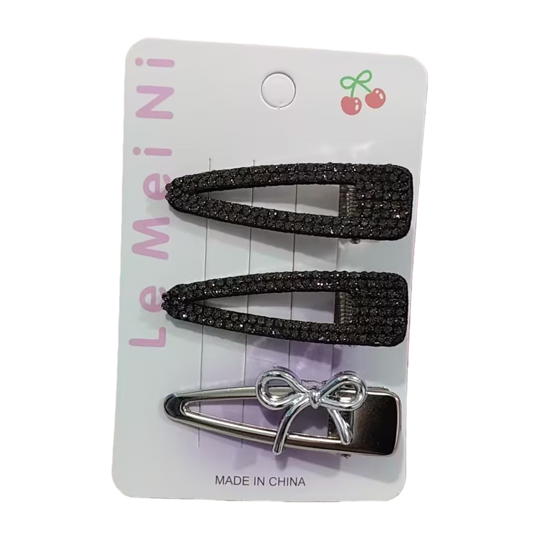 The high-elasticity hair clip of the teenage girl is sweet, simple and versatile Item Picture