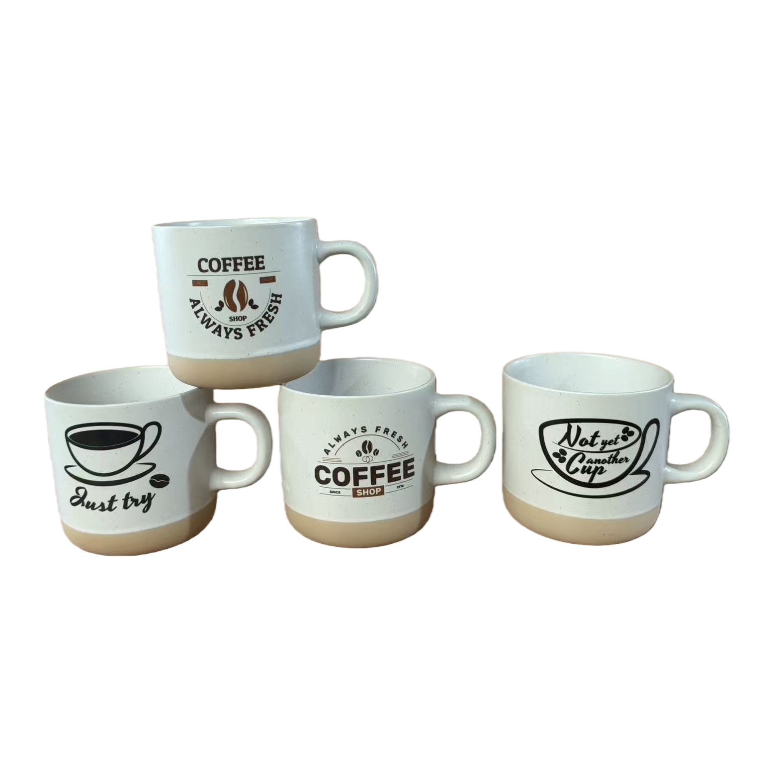 American retro and Japanese simple mug, drinking cup, girls' office niche coffee cup, cute Item Picture