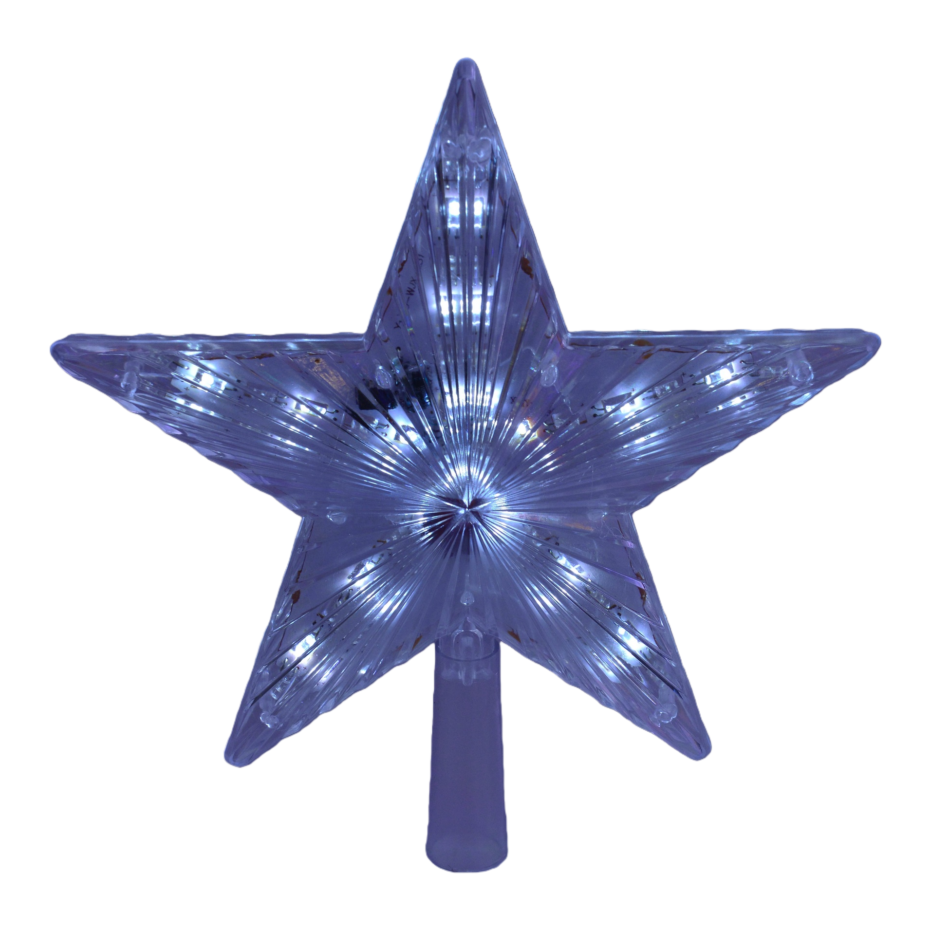 White Christmas tree lights, tree top star LED decorative lights, Christmas tree decorative lights, indoor decorative lights Item Picture